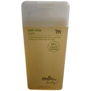Milk Baby Bath Time Naturally Derived Wash Bundle Of 4